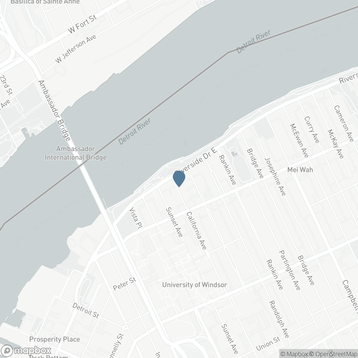 2371 RIVERSIDE DRIVE West, Windsor, Ontario N9B 1B1